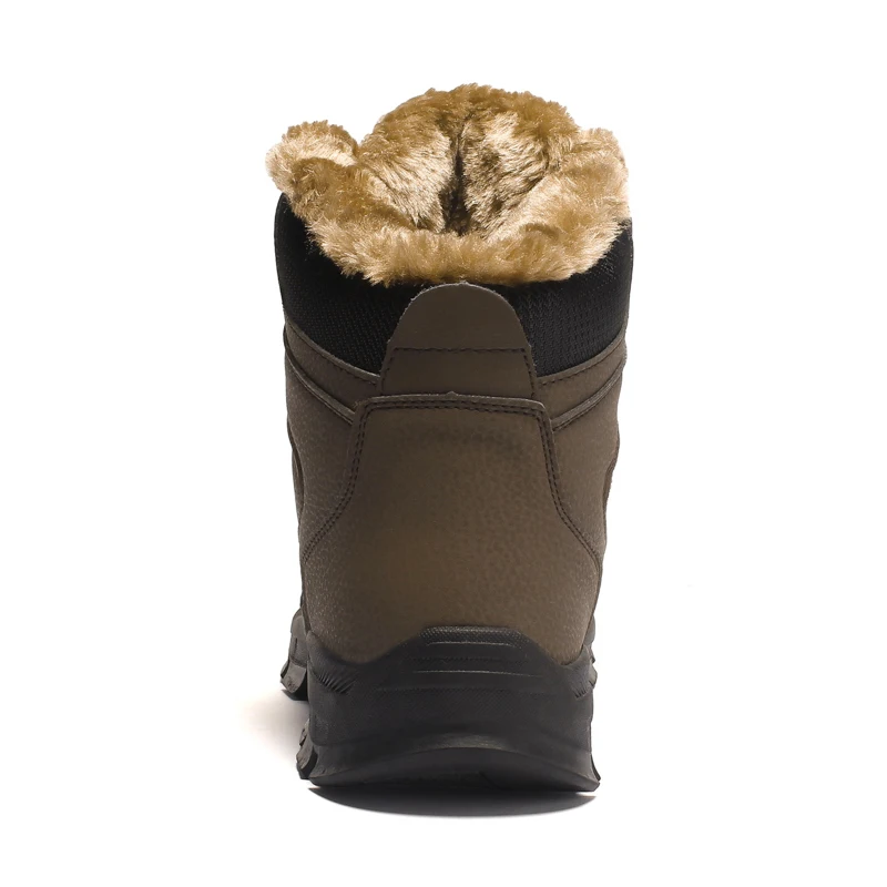 New Invention 2019 Anti Slip Hiking Army Men Winter Shoes Boots For Men Leather