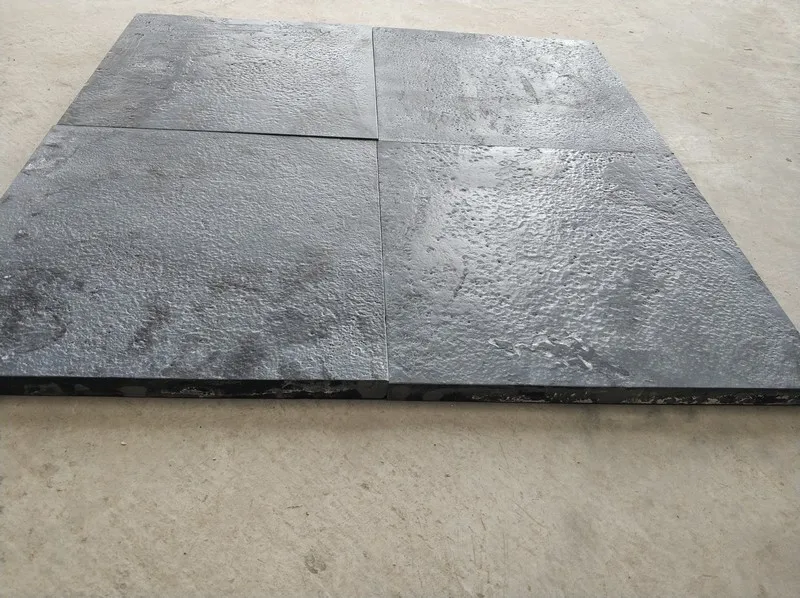 Mountain Black Limestone Swimming Pool Deck Tile Flooring Paver