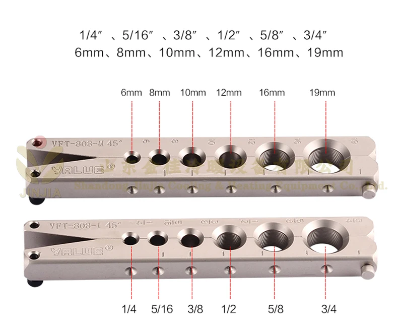 Tools Refrigeration Accurate Flaring Tool Kit Vft808mis For