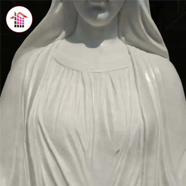 Escultura De Piedra De Mármol Blanco De Diseño Atractivo De Moda Para