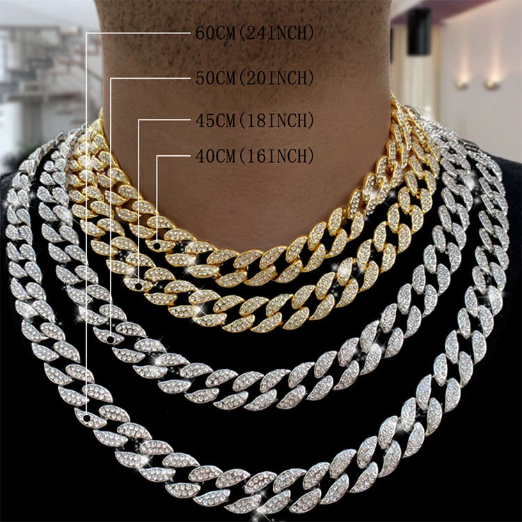 Iced Out Handmade Fashion Prong Set Miami Cuban 18 selling Inch