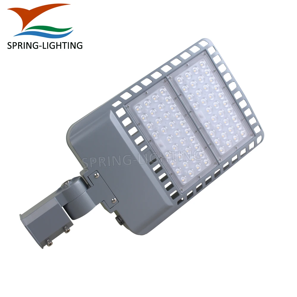 DLC 347V LED Shoebox Pole Light 200W 240W Parking Lot Luminaries UL cUL Listed