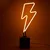 Lightning bolt neon sculpture thunder glass neon lamp 12V DC usb plug for decoration china oem suppliers