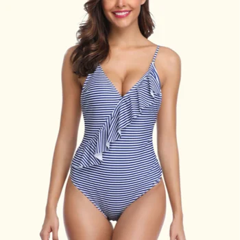 shiny swimsuit one piece