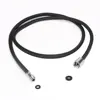 Bathroom kitchen sink pull down faucet 1/2 IPS black braided replacement pull out head hose 59 inch of 150cm