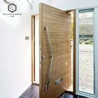 US Villa Main Entry Door Modern Design Pivot Wood Doors