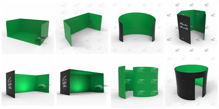 360 Photo Booth Enclosure Green Backdrop with custom designs for 360  platform machine, View Photo Booth Enclosure, Milin Product Details from  Guangzhou Milin Displays Co., Ltd. on 