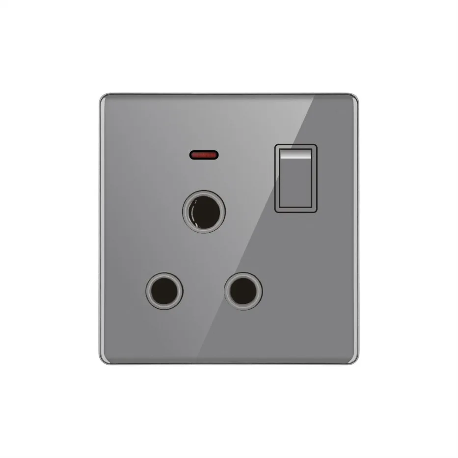 1 Gangs Indicator Electric Design Electrical Wall Switch For Household