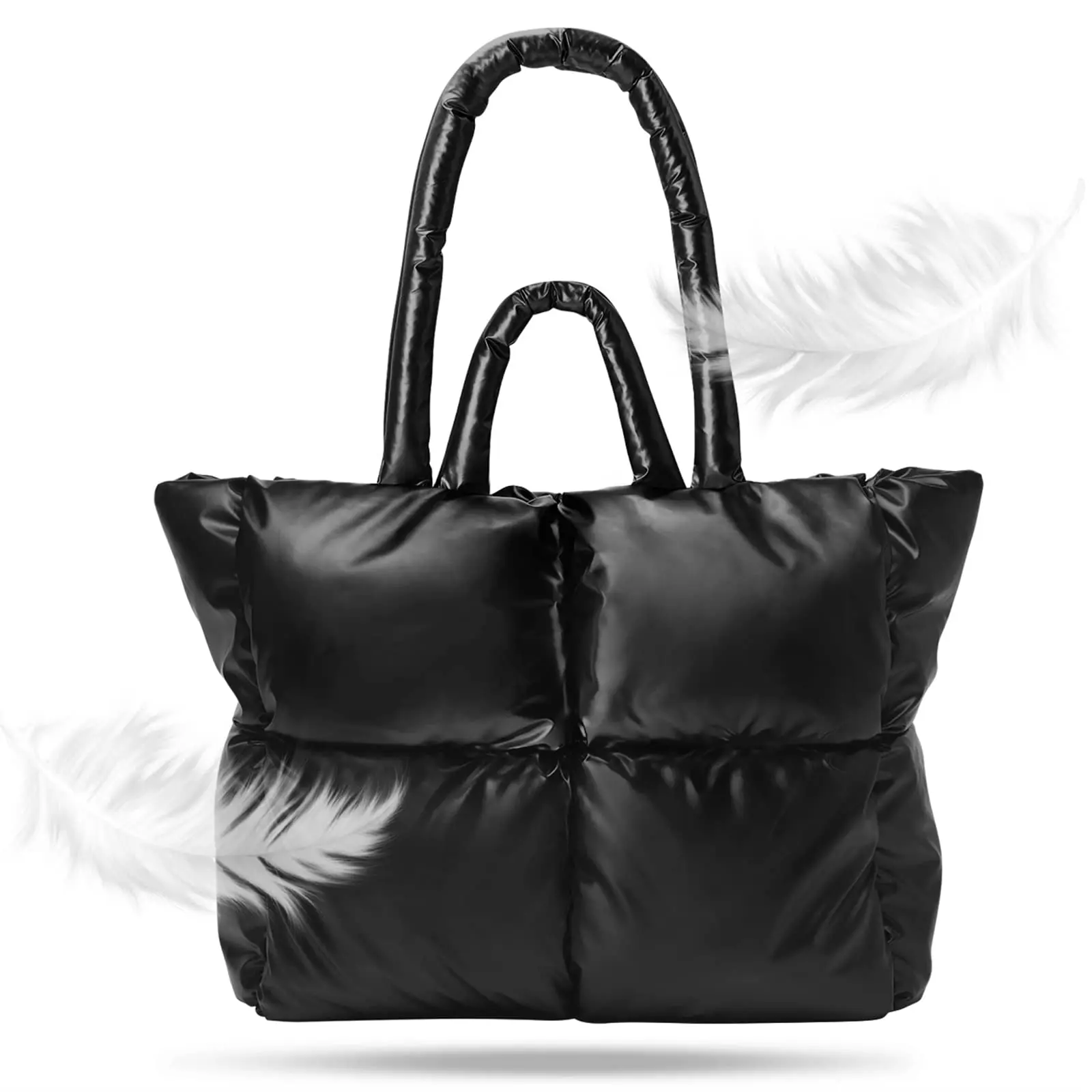 Puffer Tote Bag Extra Large Luxury Bags For Women Unicloud Puffy