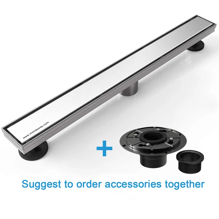 Mondeway Reversible 2in1 Flat Cover Brushed Nickel Stainless Steel