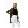 2019 New Arrivals Trendy Green Zipped Long Jackets Women Tops