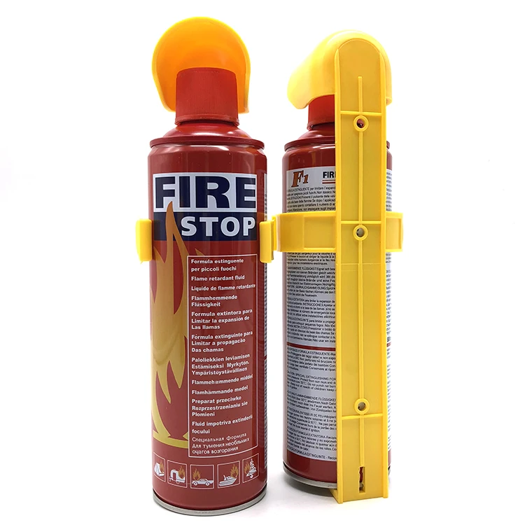 Factory F1 500ml Fire Stop Extinguisher Foam Spray For Car With Rack