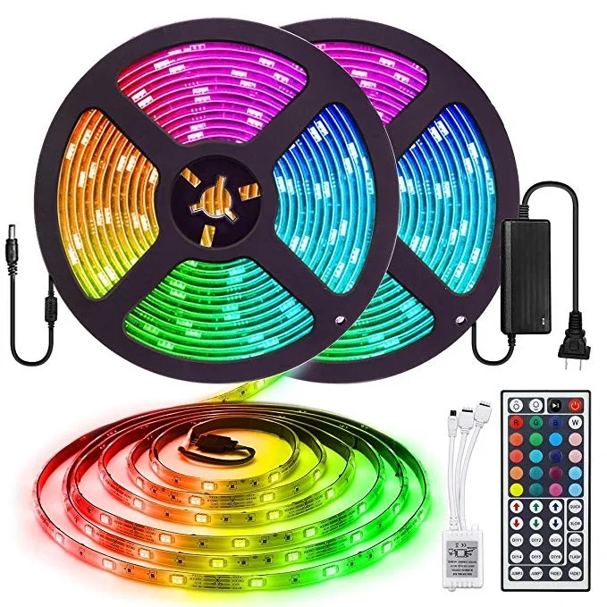 Waterproof Flexible Rgb Cheap Aluminum Profile Outdoor 5050 Multicolor Grow 12v Remote Battery Powered Led Strip Light