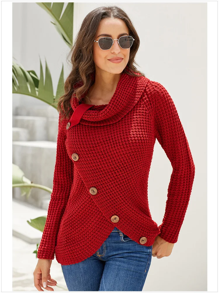 Long Sleeve Woolen Knitted Sweater 