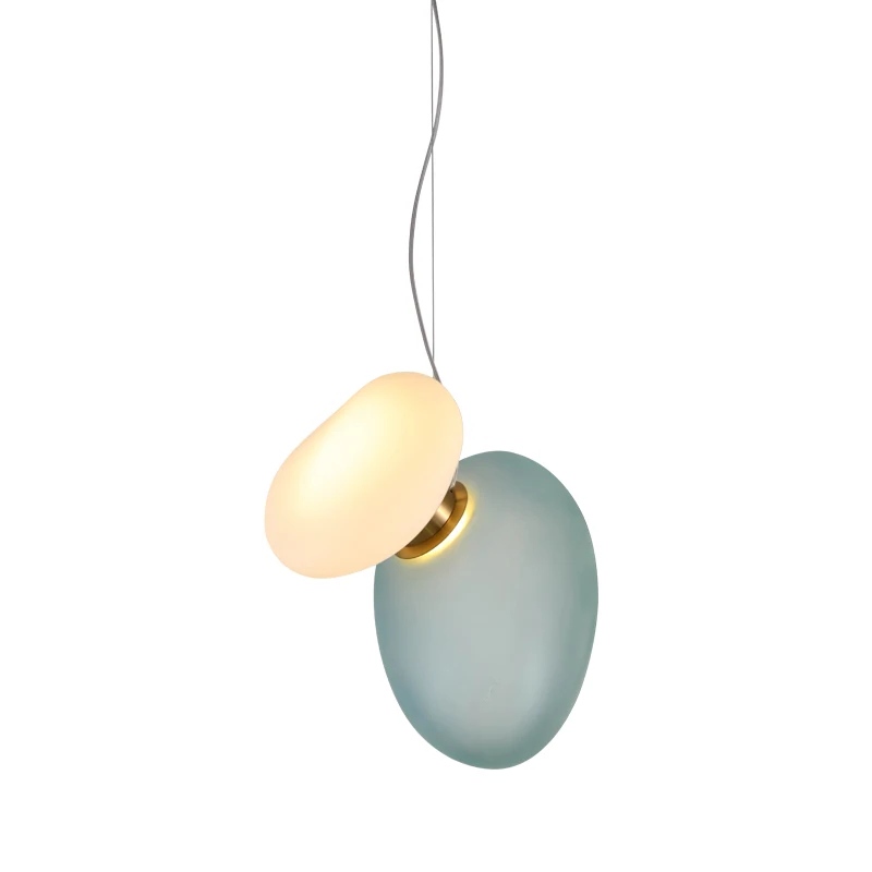 decorative luminaire design and light new kitchen small pendant lamp fixture colourful glass mini modern led hanging lights