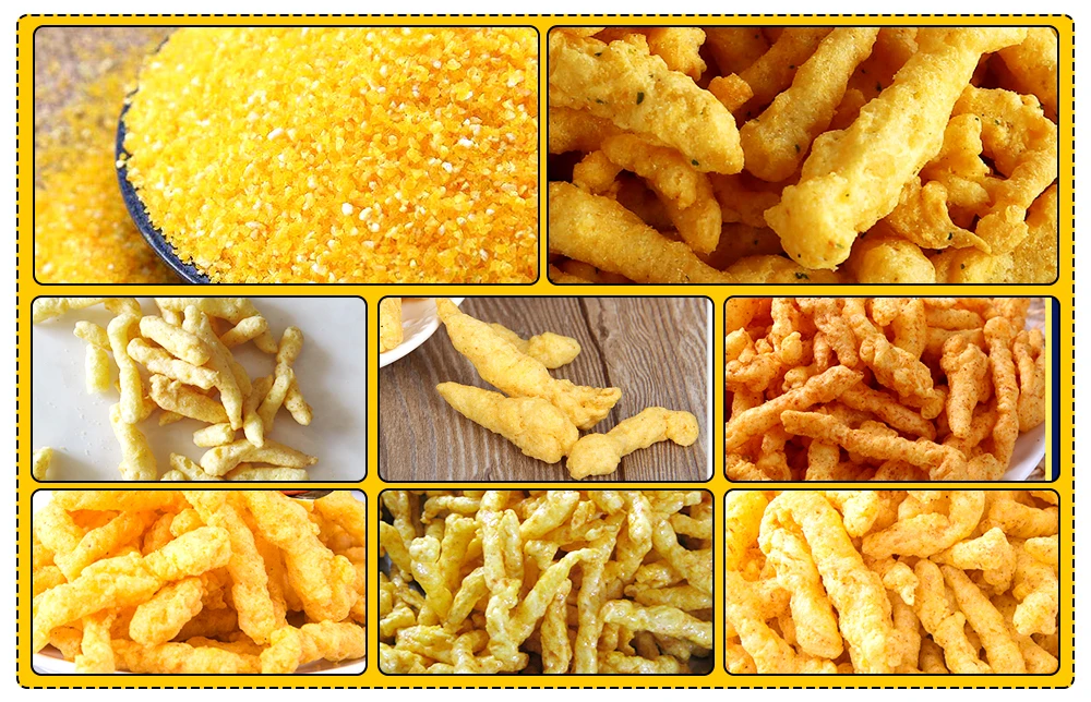 Good factory sells 100% safe grilled cheese crunchy snack extruder