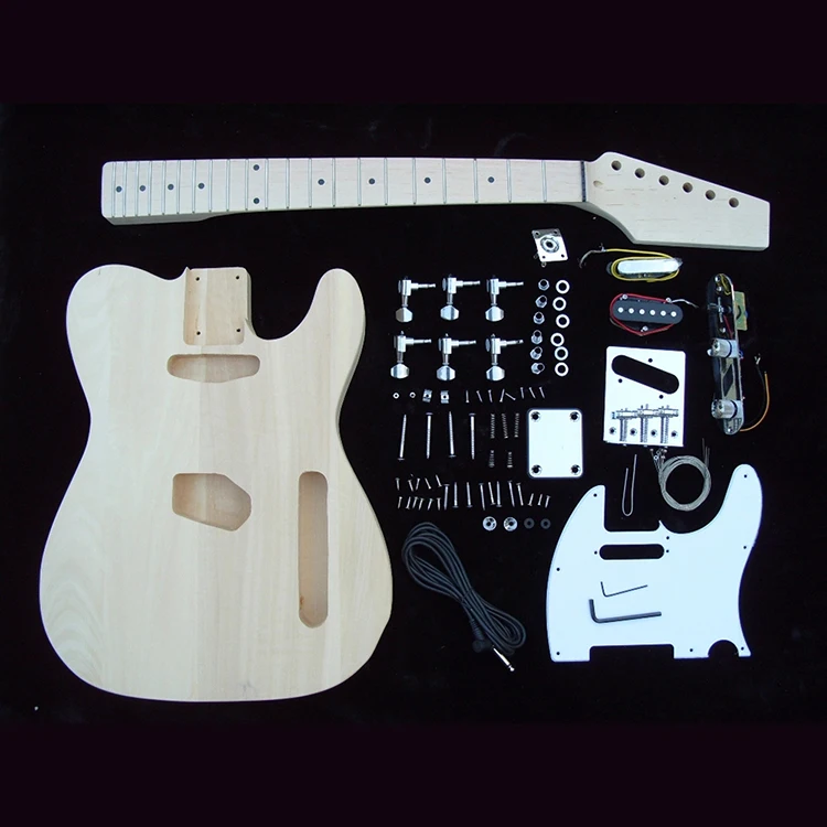 Wholesale Basswood Diy Electric Guitar Kit Assembly Unfinished Tl