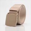Bulk Stocked 3.8CM Wholesale Custom Fashion Military Elastic Strap Webbing Woven Nylon Cotton Canvas Web Belt For Men