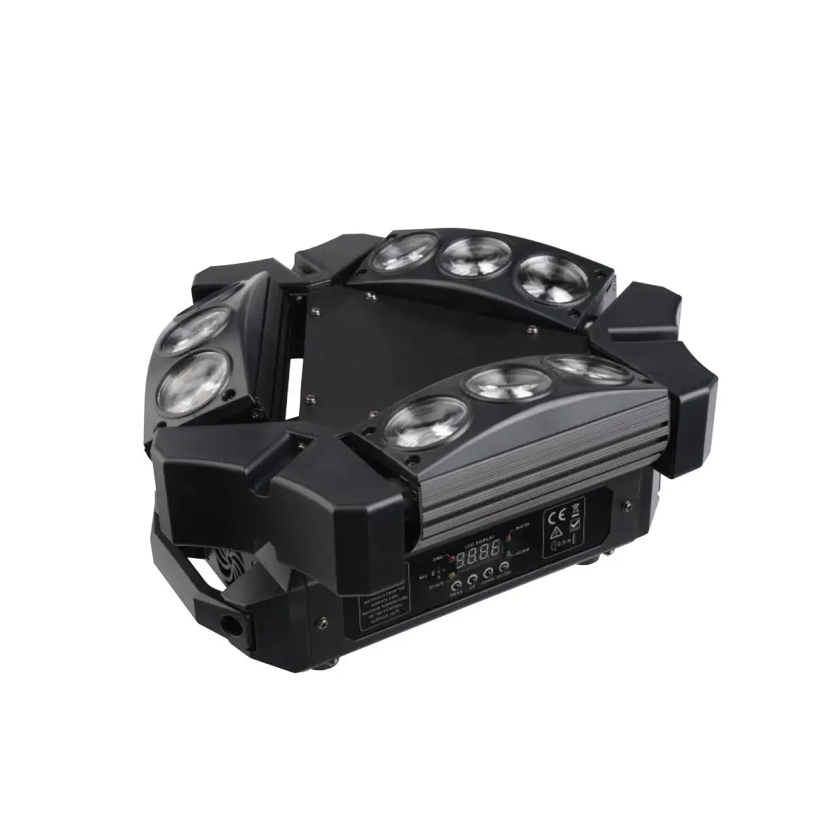 Factory Price Spider Beam Moving Head Stage Light 9pcs*3W RGB Mini LED for Night Disco KTV DJ Party