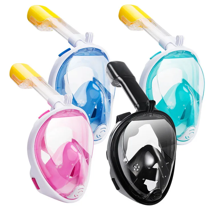 Popular Foldable Easy Breath Snorkel Mask Diving Equipment Snorkel Full
