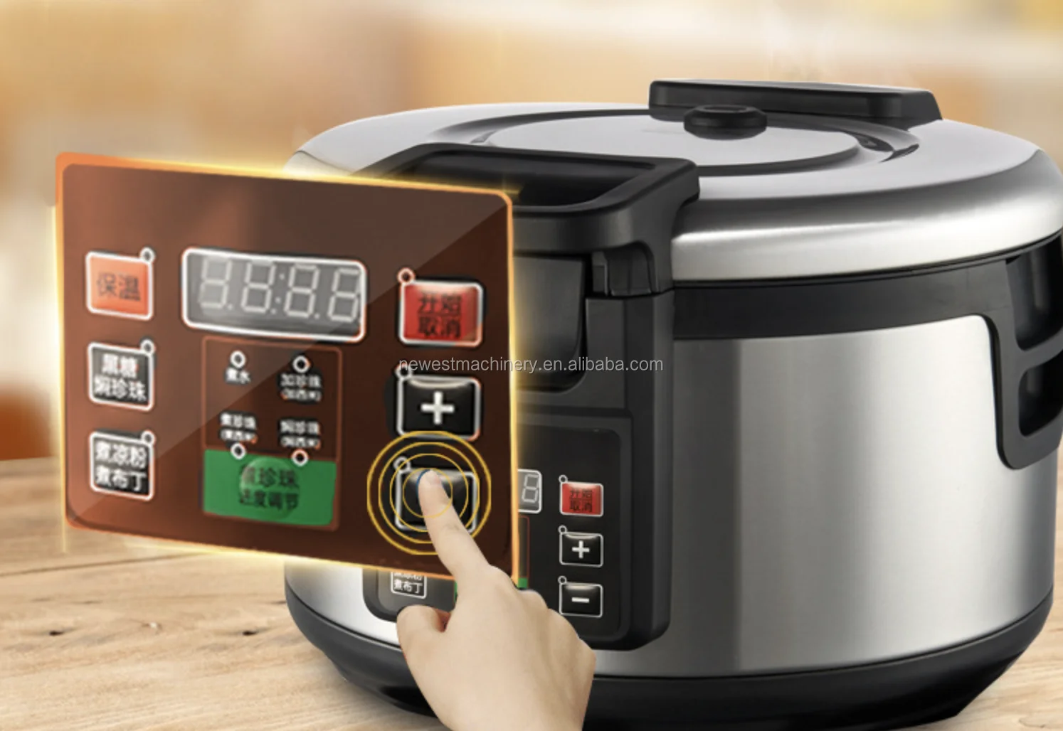 16l 110/220v Automatic Bubble Tea Pearl Cooker Cooking Pot Buy Bubble