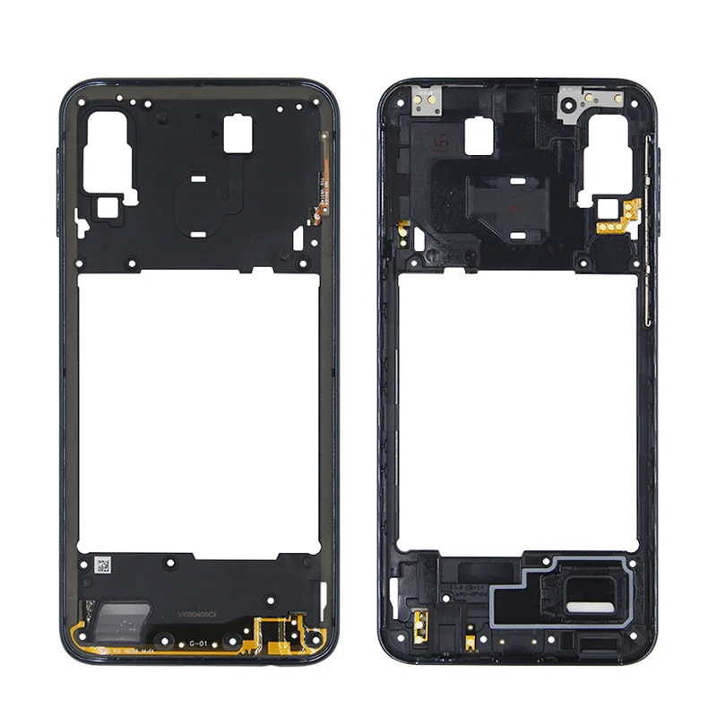 Color : Black Corresponding Model Middle Frame Bezel Plate for Galaxy A20 Accessory for Phone