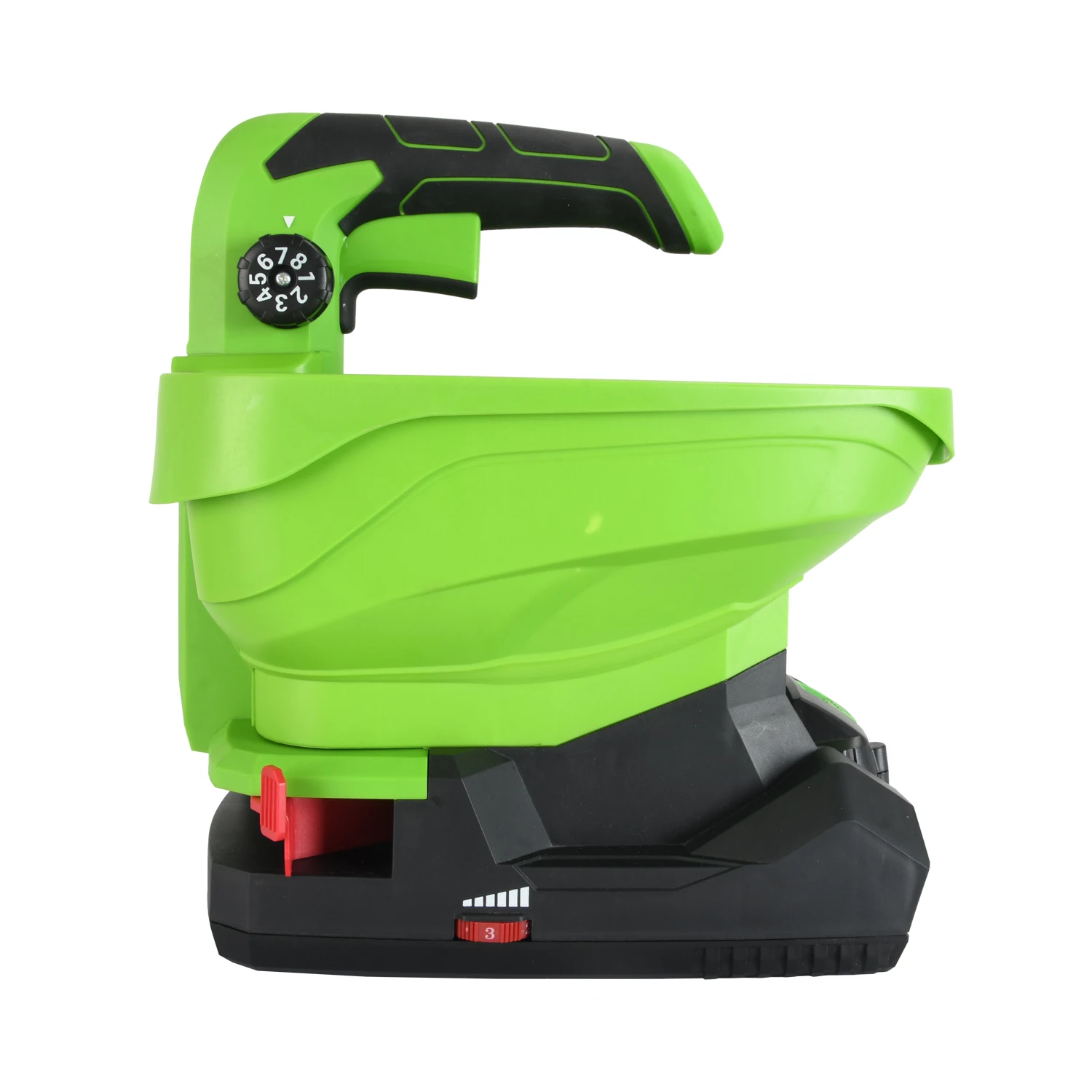 Vertak Ergonomic Handle 20v Battery Fertilizer Spreader Feed Cordless