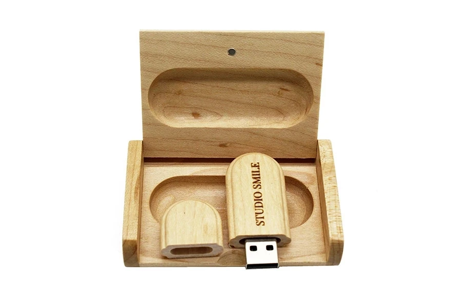 Wooden 16GB USB 2.0 Flash Drive 32GB Thumb Drive Memory Stick Custom Jump Pen Drive 4GB 8GB 64GB with Free Custom Logo - ANKUX.COM