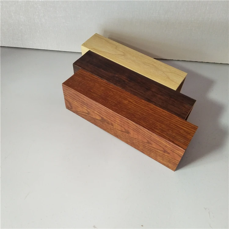 Factory Supplier Color Customized Wpc Timber Wood Tube Log Materials Decorative