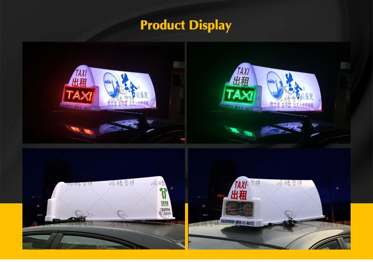 New 2020 innovation LED advertising top sign taxi lightbox with CE