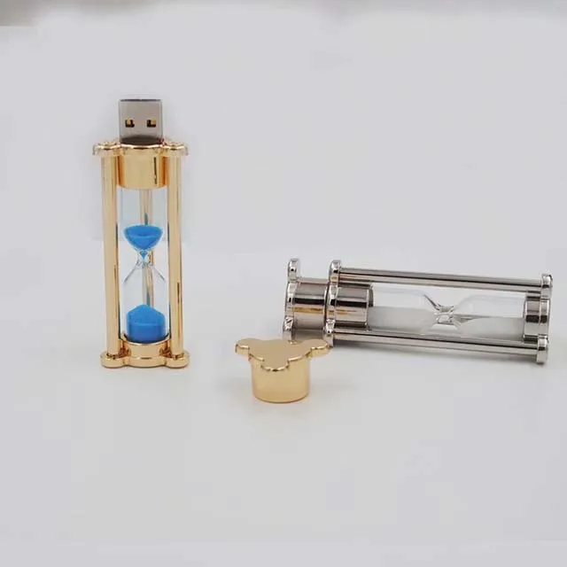 hourglass with sand 16GB Bridesmaid Gift Personalized USB Flash Drive  ori-width=