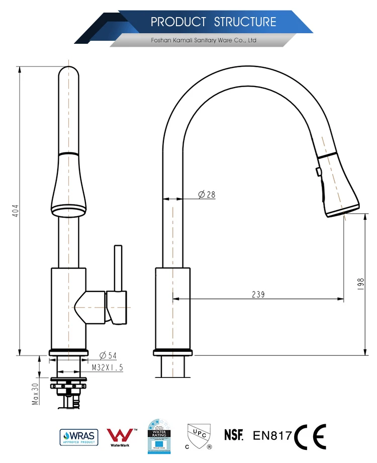 Kamali sanitary ware upc china kohler modern outdoor filter pullout flexible hose for kitchen spring faucet