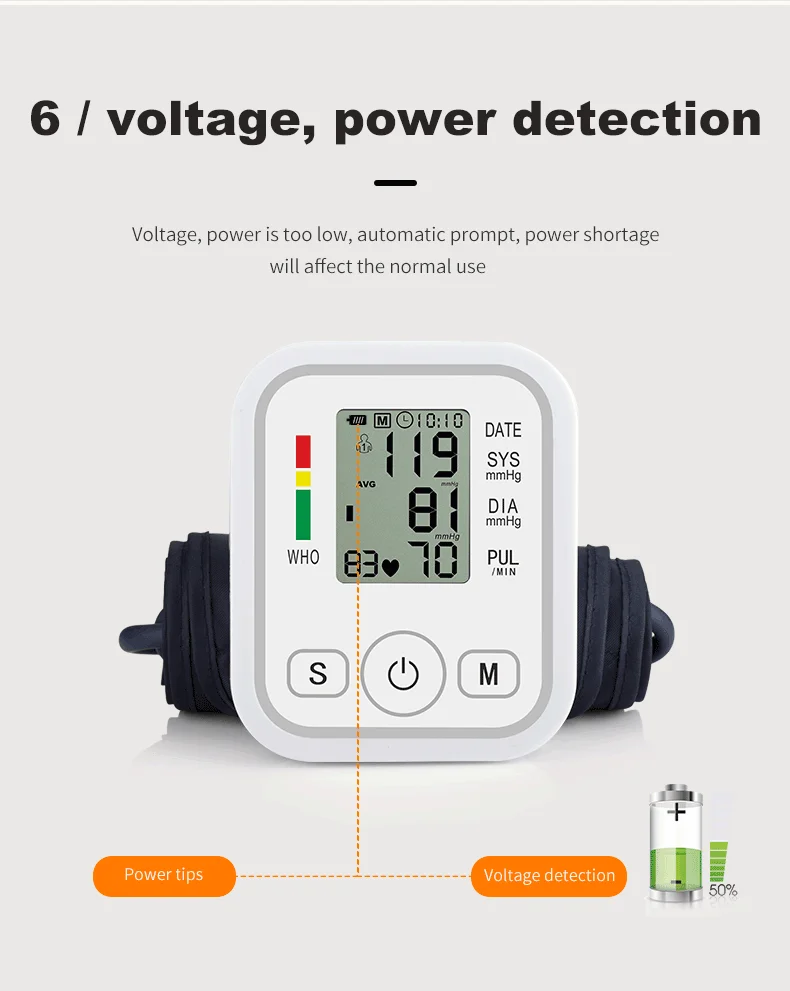 full automatic digital sphygmomanometer blood pressure meter a blood pressure monitor
