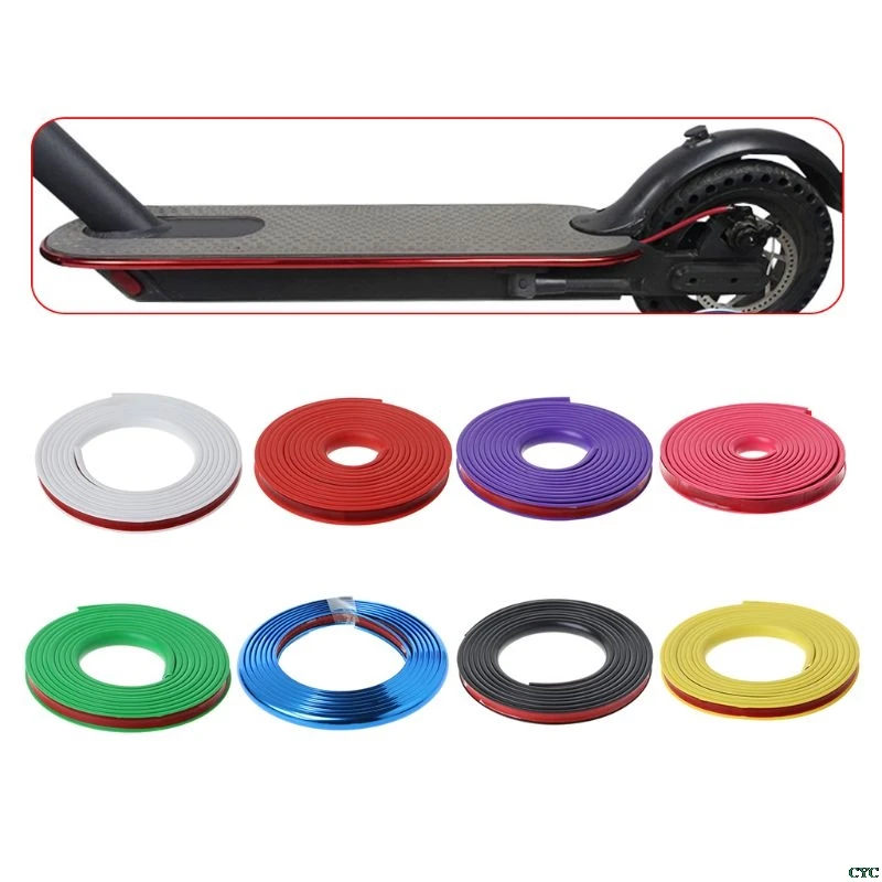 Scooter Anti-Collision Strip Electric Scooter Bumper Protection Cover Compatible With Xiaomi Black,Good Protection Strip