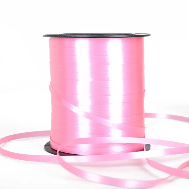 Hot Sale 5mm 500y Curling Ribbon Spool Solid Pp Curling Ribbon Spool