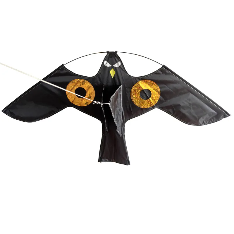 Scarecrow Scaring Bird Kite Repeller Bird Scarer With Telescopic Pole