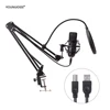Usb bm700 capacitor microphone recording laptop chat sing