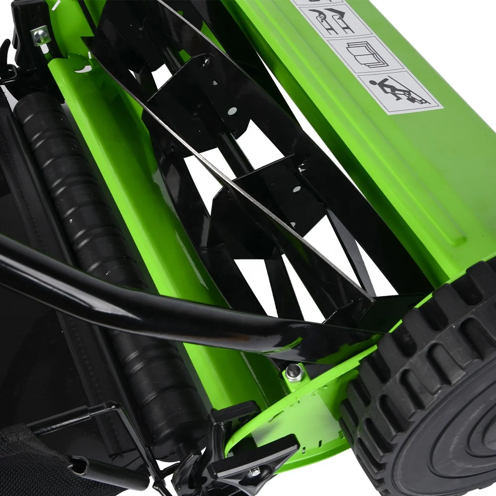 Vertak Green Manual Grass Cutter Mower Professional Hand Push Grass