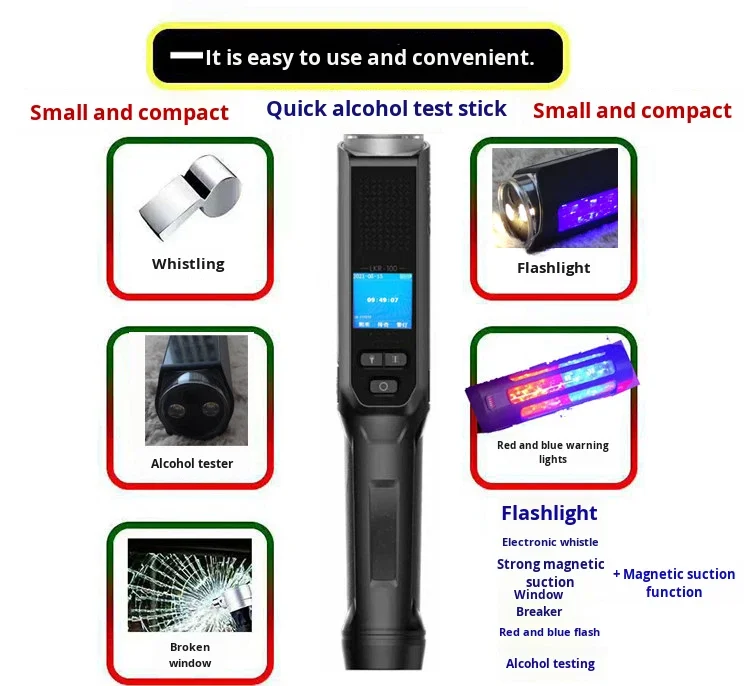 High Precision Professional Alcohol Inspection Machine 7 in 1 Functions ...
