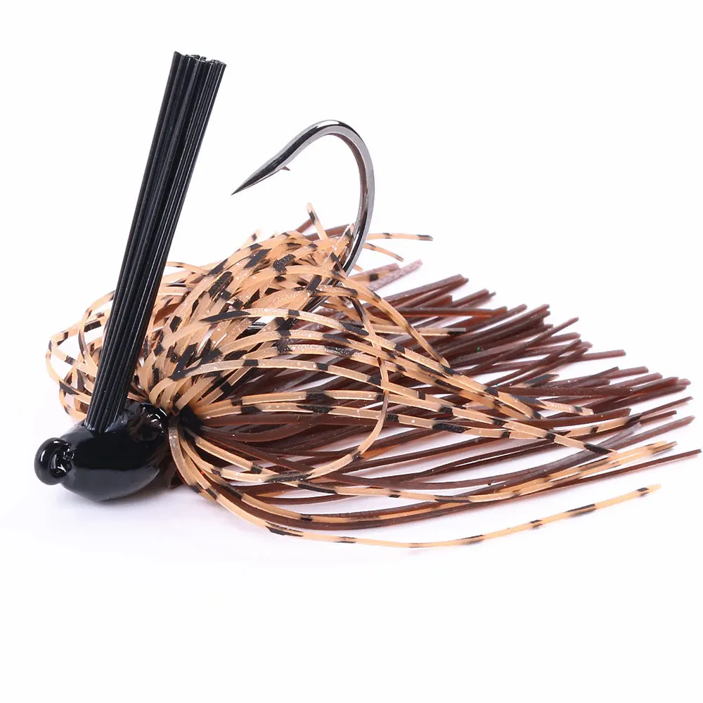 Newbility Tungsten Jig Chatterbait 10g Tungsten Head Silicone Skirts