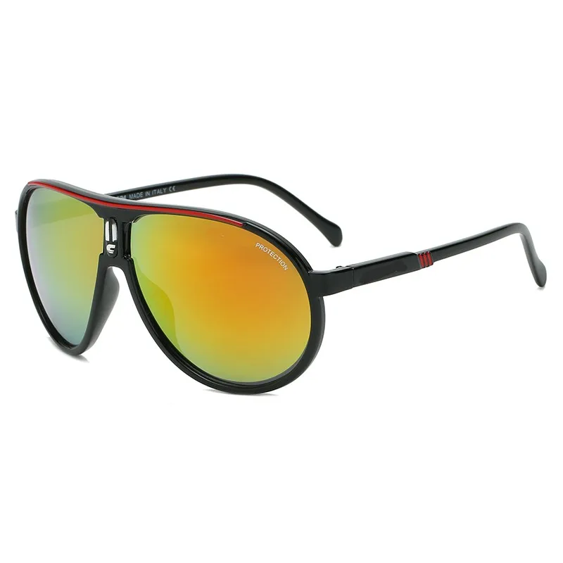 Hot Sale Men Sports Sun Glasses 9 Colors Plastic Frame Cycling Glasses Cool Outdoor Sunglasses Wholesale
