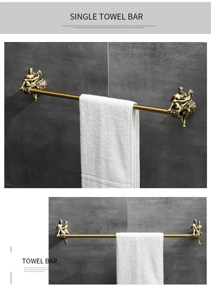 Mb0812b Wanfan Romantic Series Bronze Clothes Hook Rack,Hanger Hook