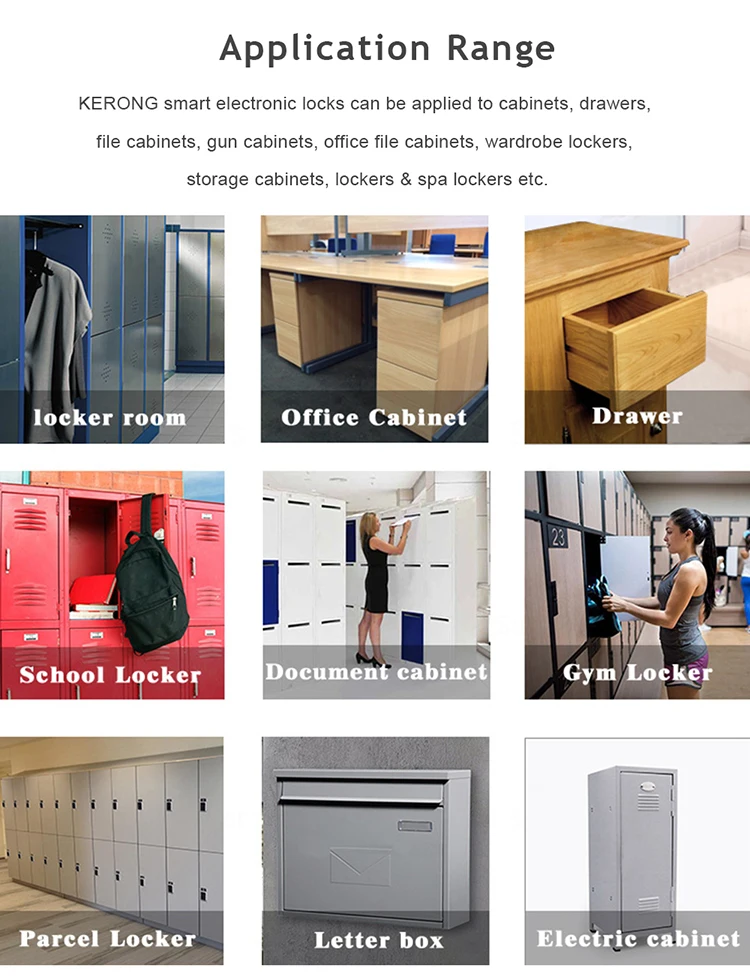 electric smart cabinet lock