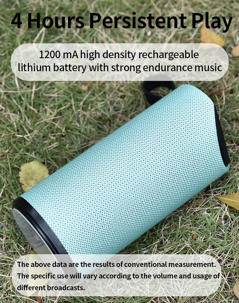 113 round wireless speaker with USB/TF slot - ANKUX.COM