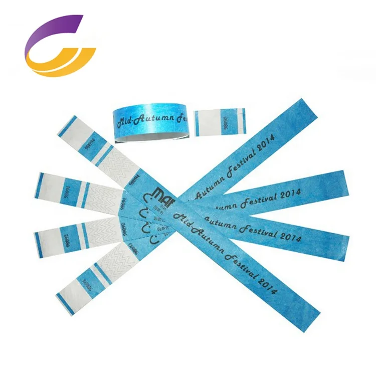 tyvek barcode wristbands