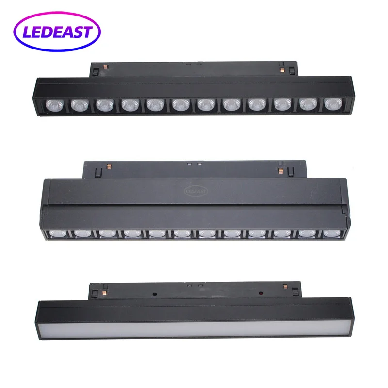 10W low voltage LED line lights without main lamp design Bar Magnetic Track Light for residential shop
