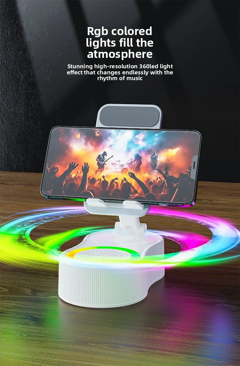 360-Degree Rotating Cross-Border Mobile Phone Holder Flexible Mini Portable for Bluetooth Speaker Lifting Power Bank Atmosphere