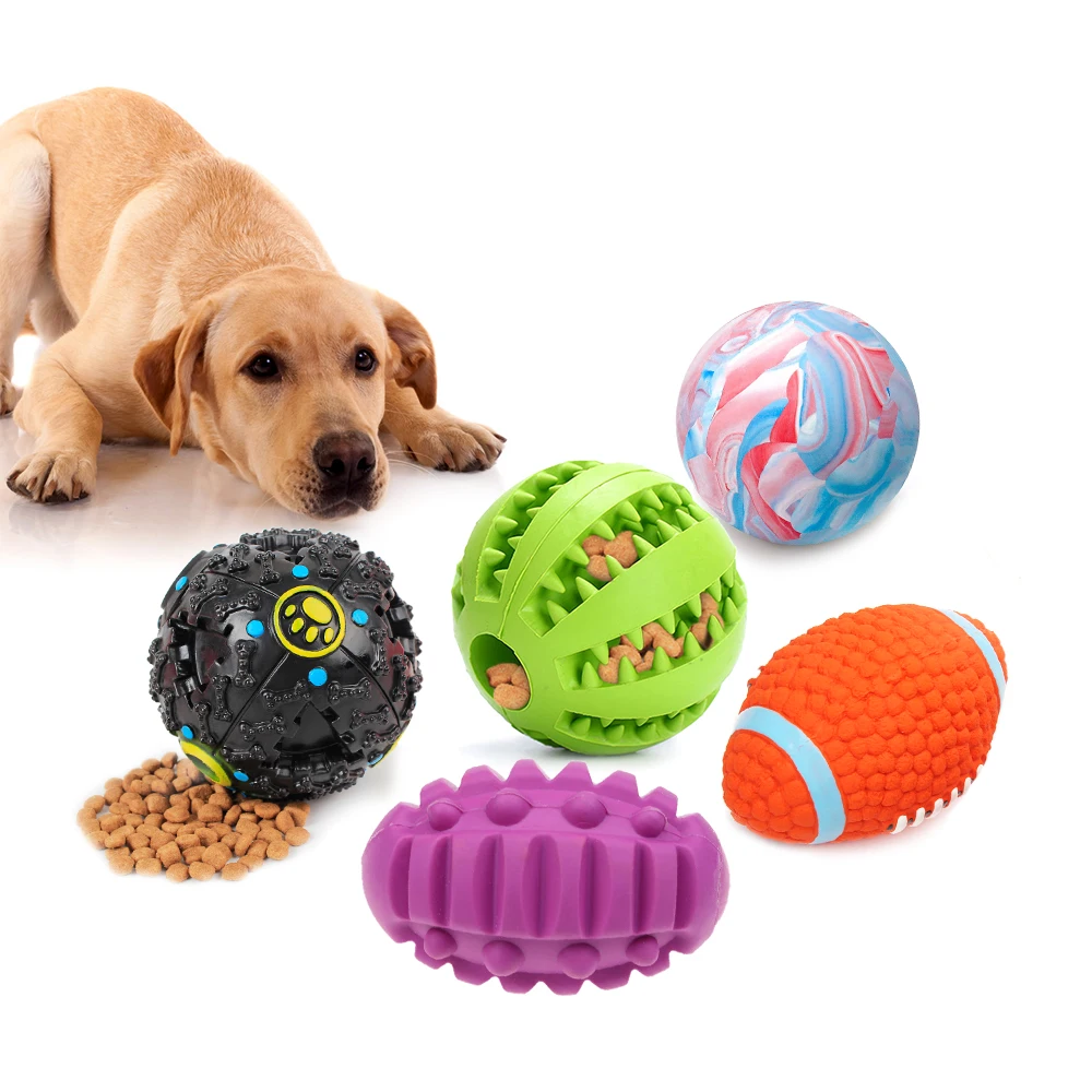 Soft Rubber Outdoor Interactive Go Fetch Training Soccer Ball Football ...