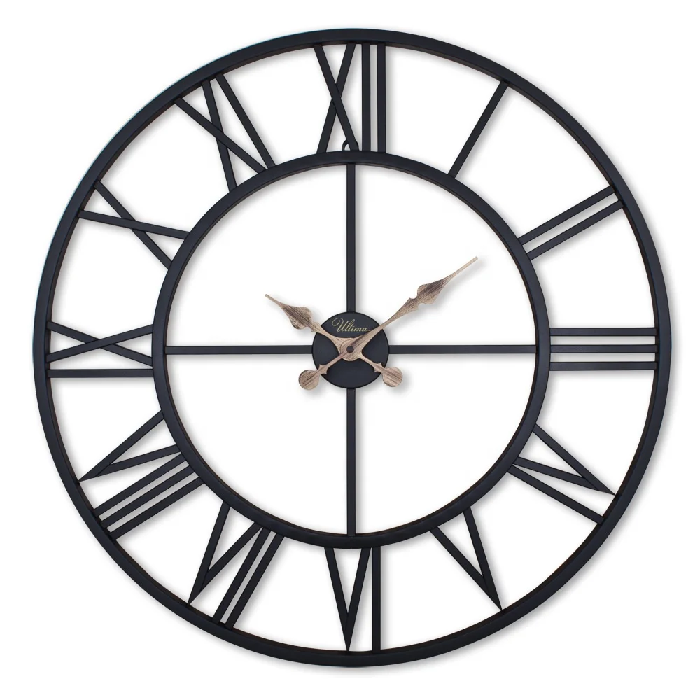 Oversized Luxury Home Fashion Wall Art Distressed Metal Clock Buy Wall Clock Home Decorative