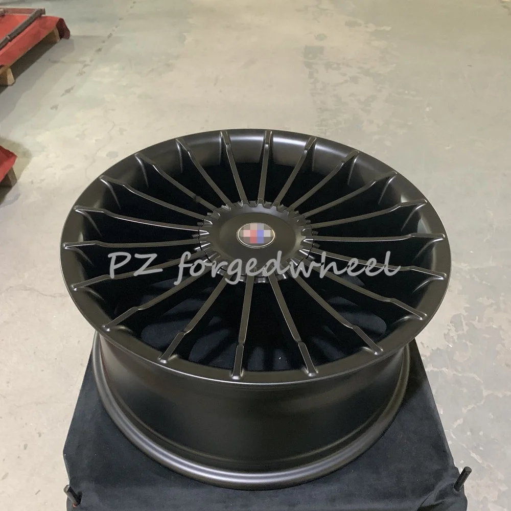 高品质 oem 锻造合金轮毂 rim 宝马 alpina 轮 5x120 pcd 包括帽